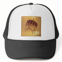 Sattelite Spaceship Orbit Sicence Project Mesh Hats