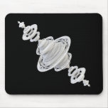 Sattelite - White Mouse Mat