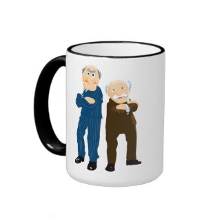 Sattler And Waldorf Arms Crossed Coffee Mugs