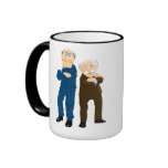 Sattler And Waldorf Arms Crossed Coffee Mugs