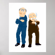 Sattler And Waldorf Arms Crossed Posters