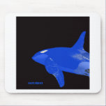 Saturday Blue Orca mousepads
