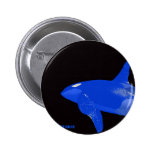 Saturday Blue Orca buttons
