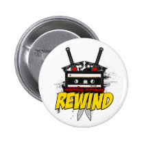 Saturday Morning Rewind: Cartoon Podcast Button buttons