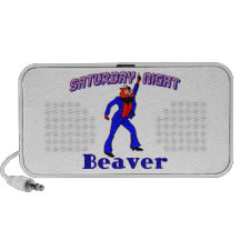 Saturday Night Disco Beaver iPhone Speaker