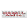 saturday nights dirt track bumper sticker