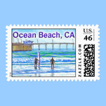 Saturday Surfers postage