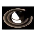 Saturn and its rings. posters