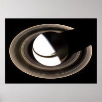 Saturn and its rings. posters