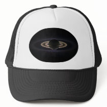 Saturn backlit trucker hat