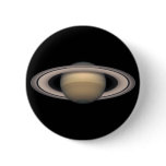Saturn Button - Science Space Astronomy gift