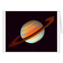 SATURN GREETING CARD