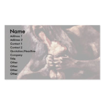 Saturn Devouring His Son From The Pinturas Negras Business Cards