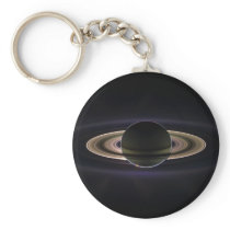 Saturn Eclipse Key Chain