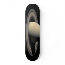 Saturn from Cassini Orbiter (2004-10-06) Skateboard