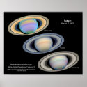 Saturn - Hubble Images posters