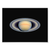 Saturn (Hubble Telescope) Photograph
