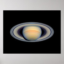 Saturn (Hubble Telescope) Posters