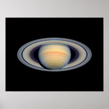 Saturn (Hubble Telescope) Posters