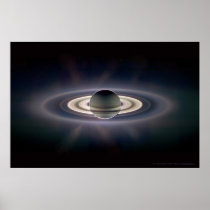 Saturn in Eclipse 18x12 (9x5) Print