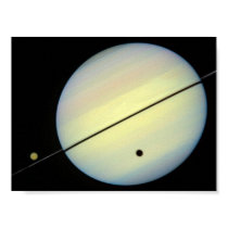 Saturn & its Moon, Titan posters by almedic104 Saturn & its Moon, Titan posters