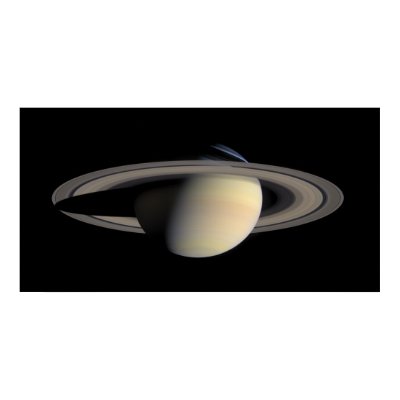 Saturn mosaic from Cassini. Poster by fmayhar