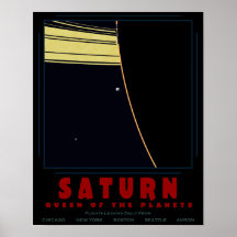 SATURN, Queen of the Planets Large Poster