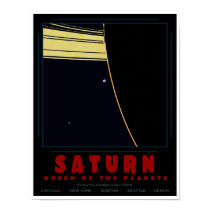 SATURN, Queen of the Planets Poster (with border) posters