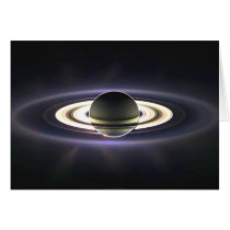 Saturn Rings Greeting Card cards