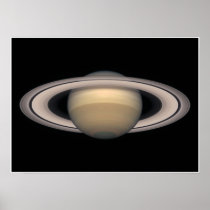 Saturn Small Poster - Space and Astronomy gift