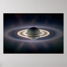 Saturn Solar Eclipse Posters