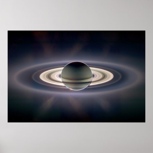Saturn Solar Eclipse Posters
