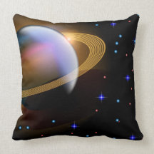 Saturn Throw Pillows