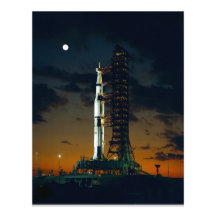 Saturn V rocket Custom Letterhead