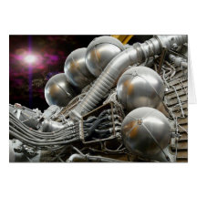 Saturn V Rocket Engine card