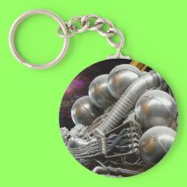 Saturn V Rocket Engine keychains