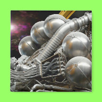 Saturn V Rocket Engine magnet magnets