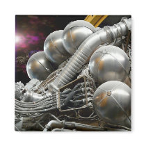 Saturn V Rocket Engine magnet