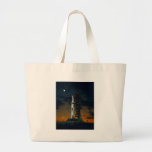 Saturn V rocket on the launch pad Canvas Bag