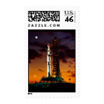 Saturn V Rocket Postage Stamp
