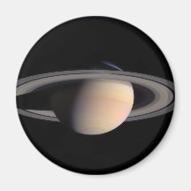 Saturn with Rings Fridge Magnet