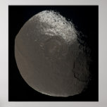 Saturn's 3rd Largest Moon Iapetus Taken by Cassini posters