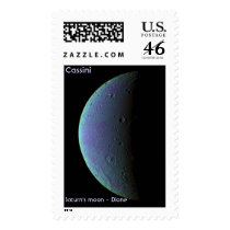 Saturn's moon / Dione / Cassini postage