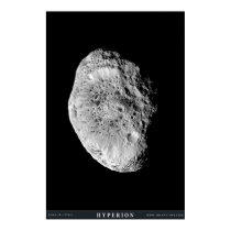 Saturn's Moon Hyperion posters