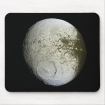 Saturn's Moon Iapetus as seen by the Cassini probe Mouse Pads