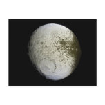 Saturn's Moon Iapetus as seen by the Cassini probe Postcard