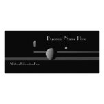 Saturn's Moons 2012 Calendar Business Rack Card