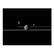 Saturn's Moons Postcard