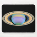 Saturn's Rings in Ultraviolet Light mousepads