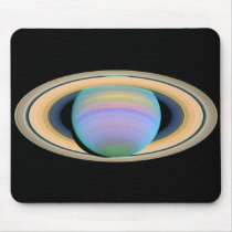 Saturn's Rings in Ultraviolet Light mousepads